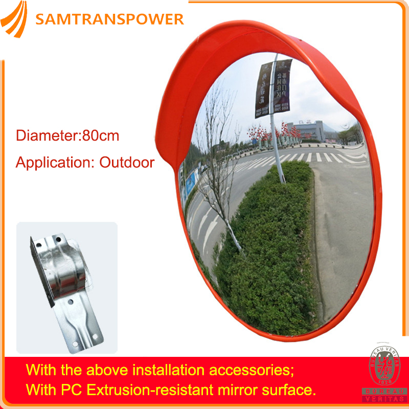 ABS Base PC Mirror Security Traffic Outdoor Convex Mirror D800h130mm